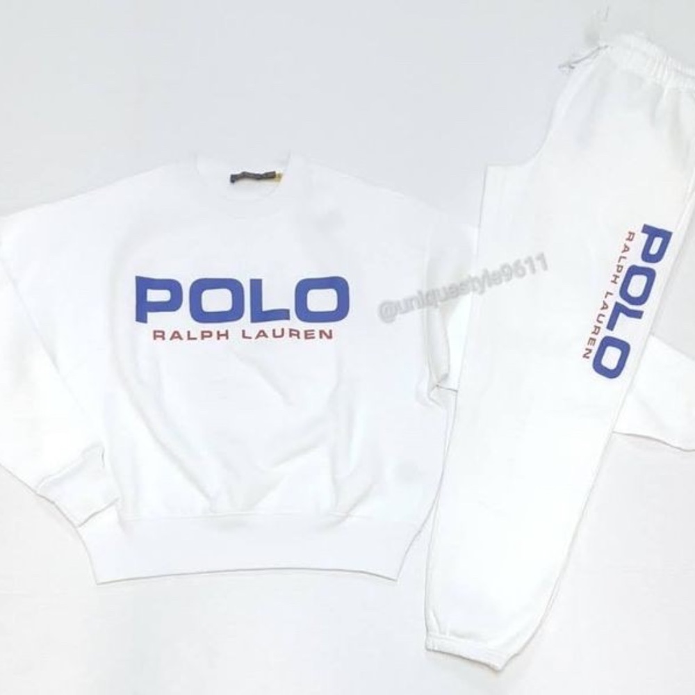 Polo Ralph Lauren Women’s Fleece Sweatshirt SIZE -S & Sweatpants SIZE- M